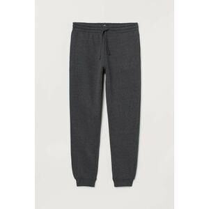 H&M Basic Boys Charcoal Heather Gray Jogger Sweatpants Causal Lounge Size 14 Y